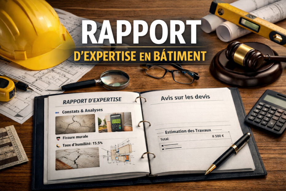 Rapport d’expertise en bâtiment